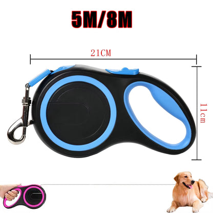 8 Meters Retractable Pet Dog Leash for Small Big Dogs Cats Hiking Running Puppy Traction Belt Labrodor Golden Retriever Product