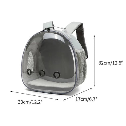 Portable Travel Small Animal Carrier Backpack Breathable Pet Bag for Guinea Pig Bird Rabbit Hedgehog Hamsters Chinchilla