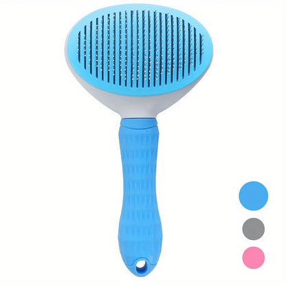 Self-Cleaning Pet Hair Remove Comb Cat Slicker Brush Pet Hair Removal Comb for Dogs Cats Grooming Tools Combs Dogs Accessories