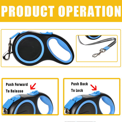 8 Meters Retractable Pet Dog Leash for Small Big Dogs Cats Hiking Running Puppy Traction Belt Labrodor Golden Retriever Product