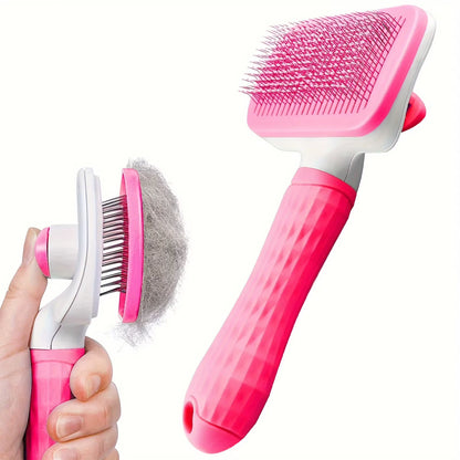 Self-Cleaning Pet Hair Remove Comb Cat Slicker Brush Pet Hair Removal Comb for Dogs Cats Grooming Tools Combs Dogs Accessories