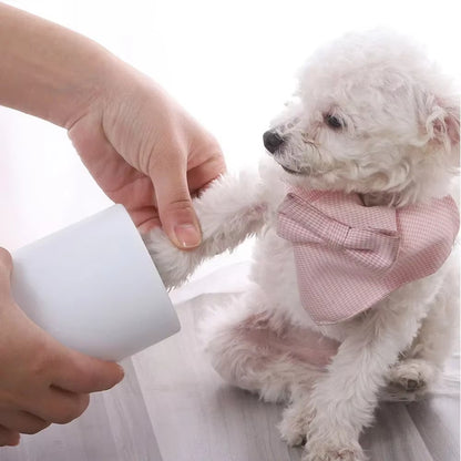 Pet Foot Washer Cup Soft Silicone Foot Cup Cat Foot Cleaning Bucket Dog Paw Cleaner Cup Manual Quick Paw Wash Cleaner