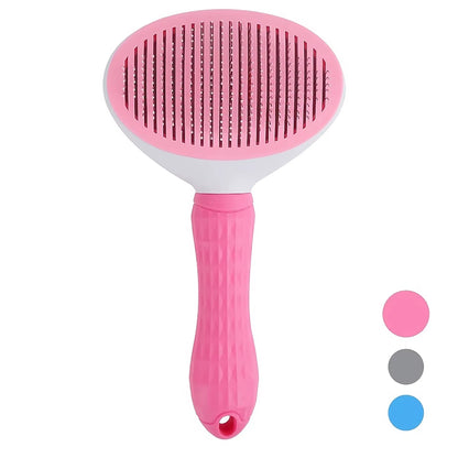 Self-Cleaning Pet Hair Remove Comb Cat Slicker Brush Pet Hair Removal Comb for Dogs Cats Grooming Tools Combs Dogs Accessories